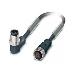 Sensor/Aktor 4п кабель: штекер M12, гнездо M12