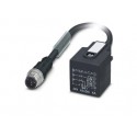 Sensor/Aktor кабель: 3-х конт., вентильный штекер, штекер M12